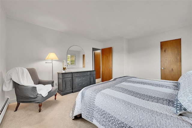 30334 Roan Dr, Evergreen, CO 80439 - bedroom with baseboard heating and carpet flooring