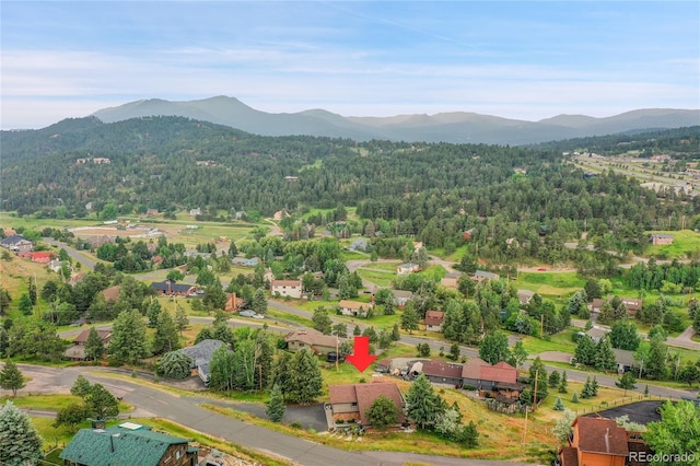 30334 Roan Dr, Evergreen, CO 80439 - drone / aerial view of a mountainous background
