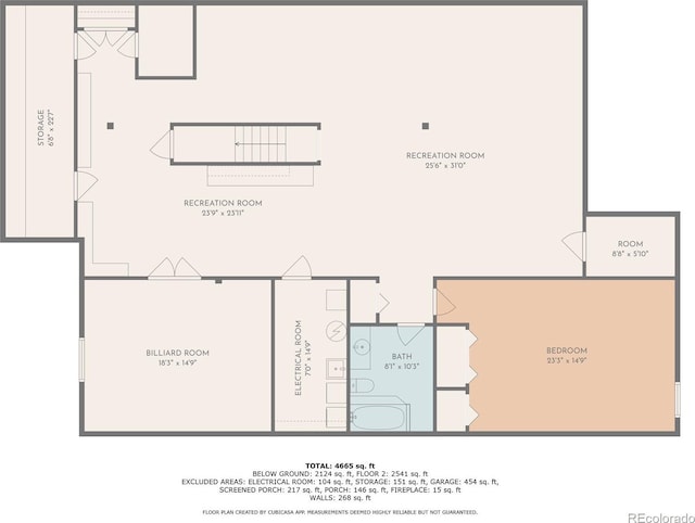 2800 S University Blvd Unit 174, Denver, CO 80210 - view of floor plan / room layout