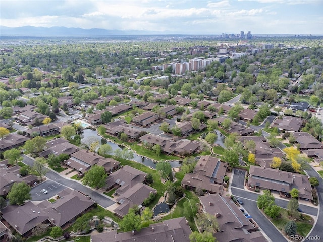 2800 S University Blvd Unit 174, Denver, CO 80210 - aerial view of property and surrounding area with a nearby body of water