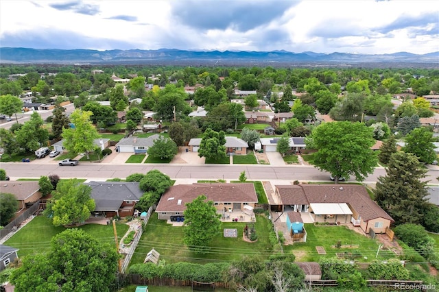 6666 S Pennsylvania St, Centennial, CO 80121 - aerial view of residential area featuring mountains