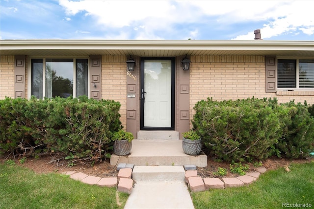 6666 S Pennsylvania St, Centennial, CO 80121 - property entrance with brick siding
