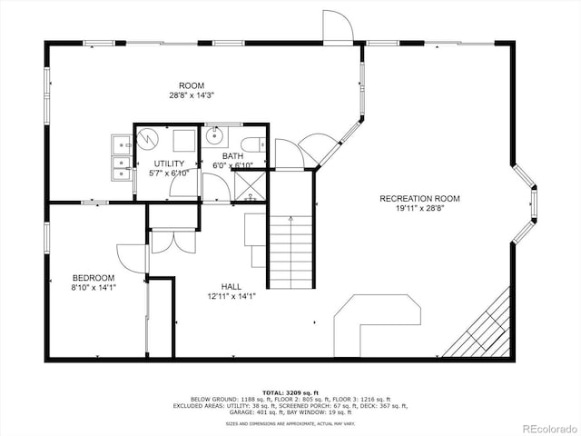 77 Krestview Ln, Golden, CO 80401 - floor plan