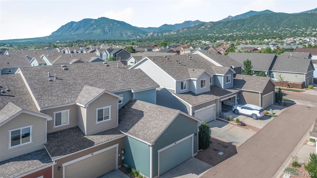 44 S Olympian Dr, Colorado Springs, CO 80905 - aerial view of residential area with a mountainous background