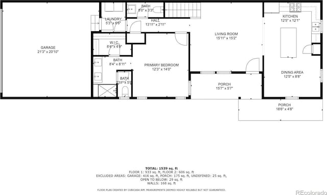 44 S Olympian Dr, Colorado Springs, CO 80905 - view of property floor plan
