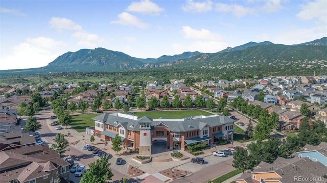 44 S Olympian Dr, Colorado Springs, CO 80905 - aerial perspective of suburban area with mountains