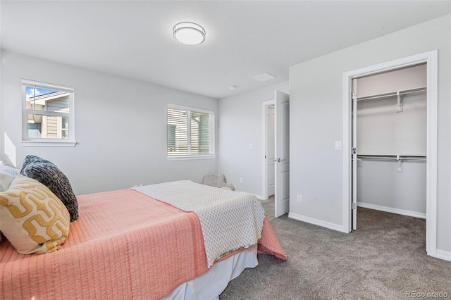 44 S Olympian Dr, Colorado Springs, CO 80905 - bedroom featuring carpet flooring, a spacious closet, and a closet