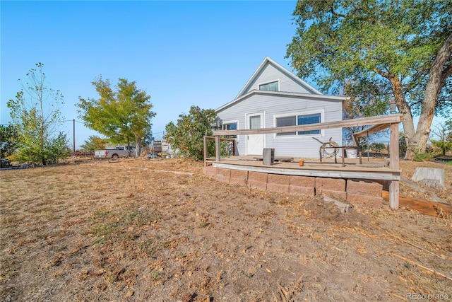 view of rear view of house