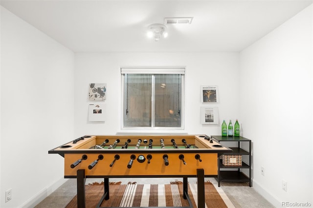 1947 King St, Denver, CO 80204 - rec room with carpet floors and baseboards