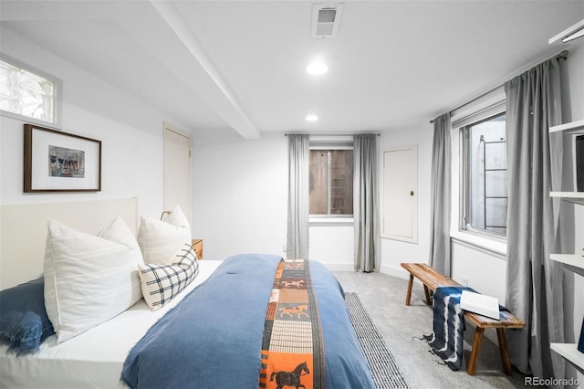 1947 King St, Denver, CO 80204 - bedroom featuring carpet flooring and recessed lighting
