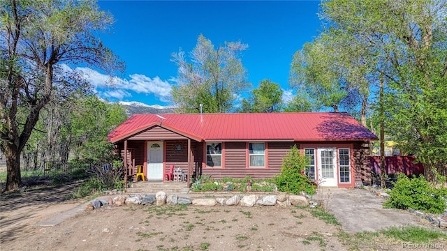 8284 US Highway 50, Howard, CO 81233 - log cabin featuring metal roof and log exterior