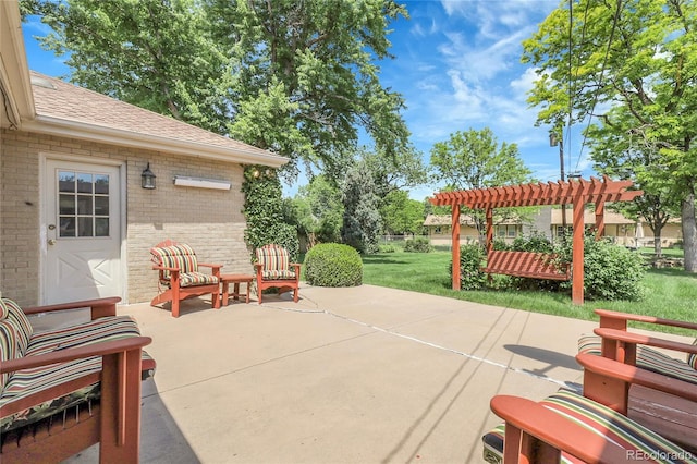 1091 E Pinewood Ave, Centennial, CO 80121 - view of patio with a pergola