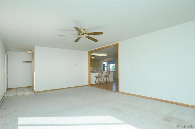 30870 County Road 356, Buena Vista, CO 81211 - unfurnished room featuring light carpet and ceiling fan