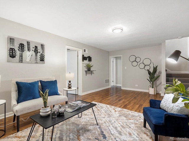 2047 S Milwaukee St Unit 4, Denver, CO 80210 - living room with wood finished floors
