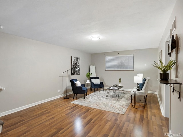 2047 S Milwaukee St Unit 4, Denver, CO 80210 - sitting room with wood finished floors and baseboards