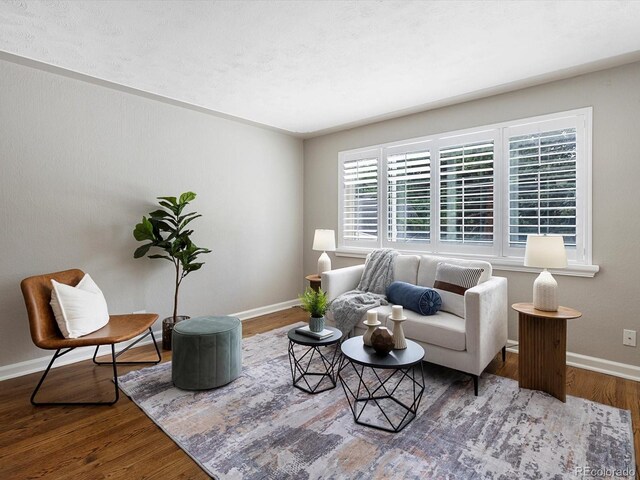 2047 S Milwaukee St Unit 4, Denver, CO 80210 - living room with wood finished floors and baseboards