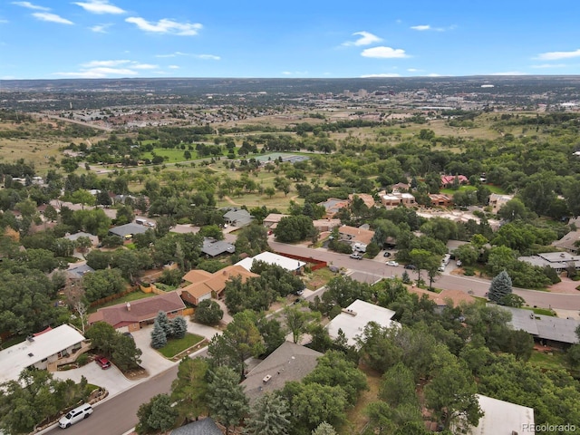 bird's eye view featuring a residential view