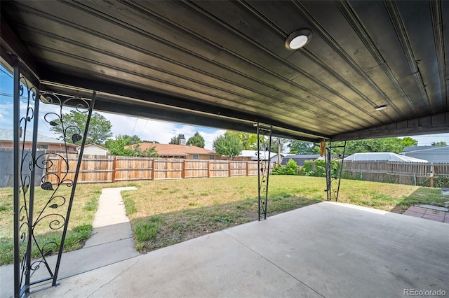 7150 Beach St, Westminster, CO 80030 - fenced backyard with a patio