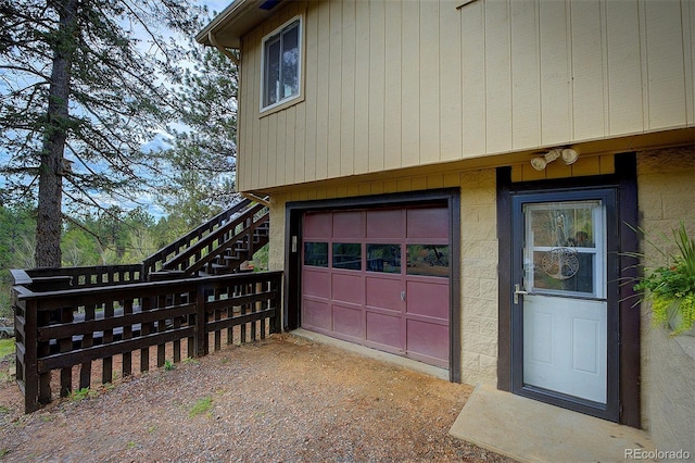 11669 S Upper Ranch Dr, Pine, CO 80470 - garage with driveway