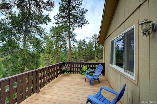 11669 S Upper Ranch Dr, Pine, CO 80470 - view of wooden deck