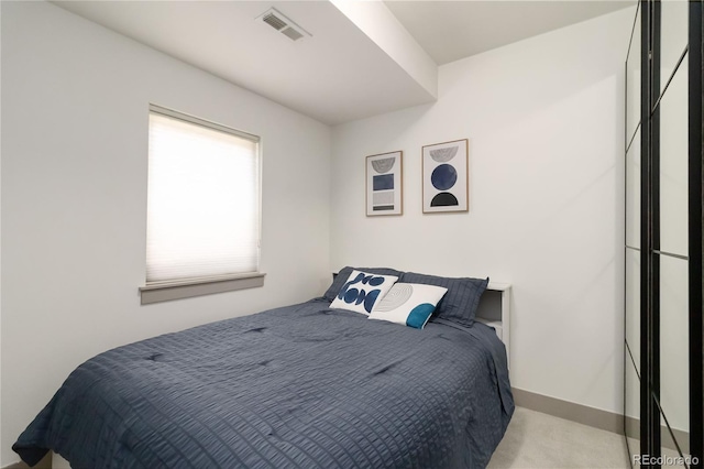 2409 Court Pl, Denver, CO 80205 - carpeted bedroom featuring baseboards and visible vents
