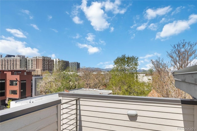 2409 Court Pl, Denver, CO 80205 - balcony with a mountain view
