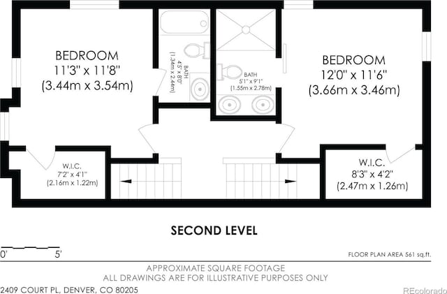 2409 Court Pl, Denver, CO 80205 - plan