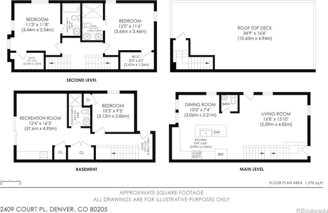 2409 Court Pl, Denver, CO 80205 - floor plan