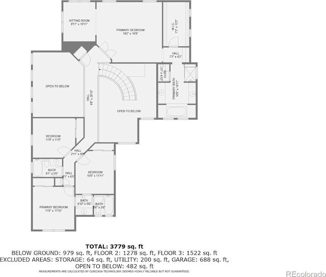 24763 E Crestridge Pl, Aurora, CO 80016 - plan