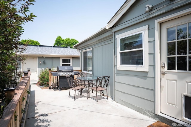 6031 S Pennsylvania St, Centennial, CO 80121 - view of patio featuring grilling area and outdoor dining space