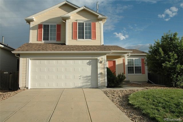 22030 Hill Gail Way, Parker, CO 80138 - traditional home with concrete driveway and an attached garage