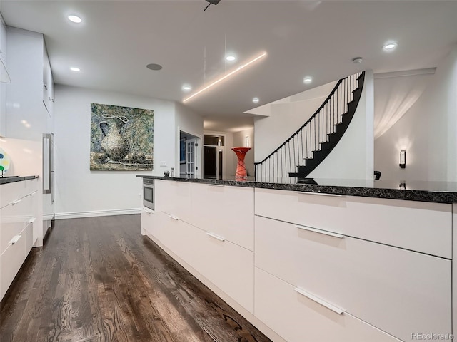 reception area with stairs