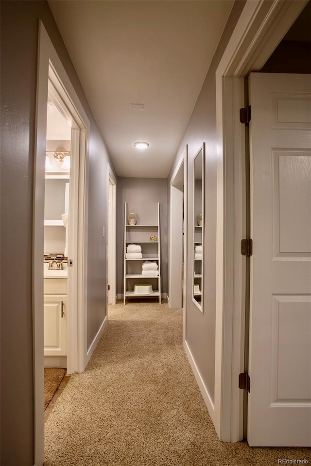 472 Ryan Gulch Rd, Silverthorne, CO 80498 - hall with carpet and baseboards