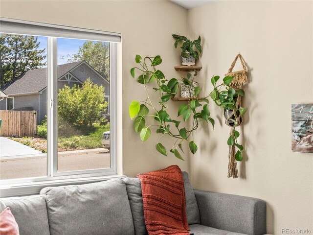 view of living area