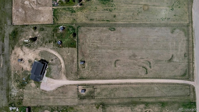 aerial view of property's location