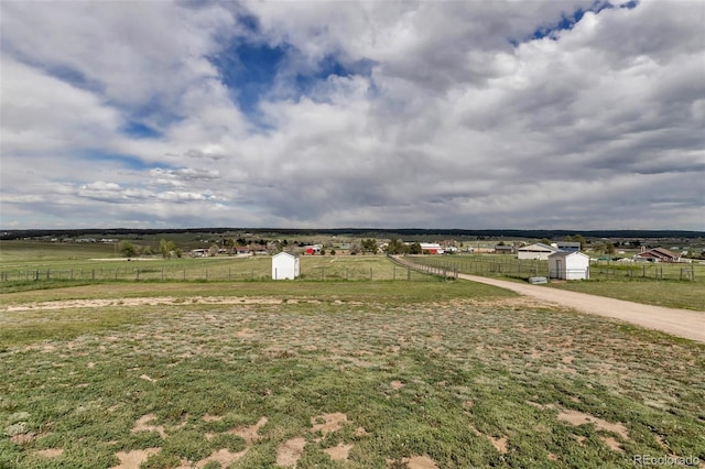 aerial view of sparsely populated area