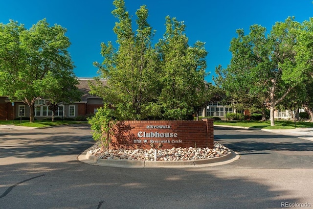 2896 W Riverwalk Cir Unit 204, Littleton, CO 80123 - view of community / neighborhood sign