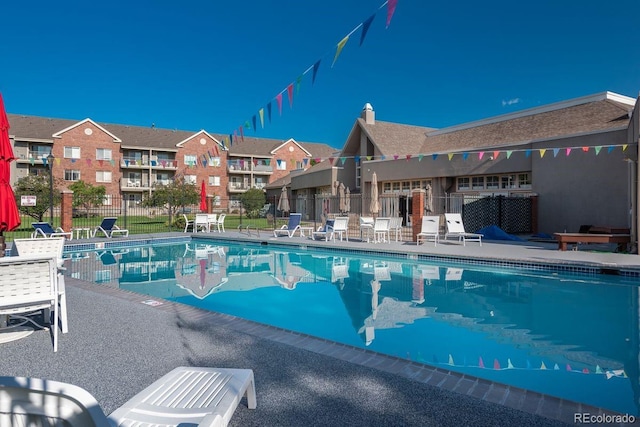 2896 W Riverwalk Cir Unit 204, Littleton, CO 80123 - community pool featuring a patio