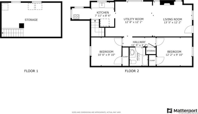 1215 Jackson St, Denver, CO 80206 - view of room layout