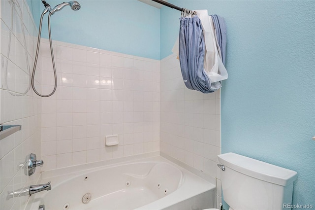 4451 S Ammons St Unit 4-108, Littleton, CO 80123 - full bath with toilet and a combined bath / shower with jetted tub