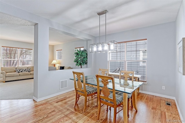 14214 Lakeview Ln, Broomfield, CO 80023 - dining room with healthy amount of natural light, baseboards, and light wood-style floors