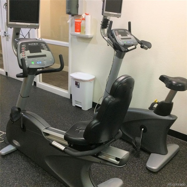 444 17th St Unit 701, Denver, CO 80202 - exercise area featuring baseboards