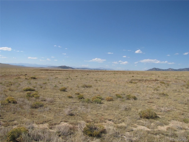 mountain view with a rural view