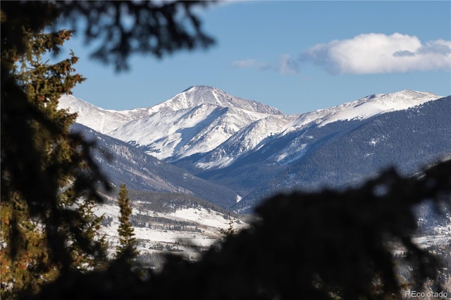 view of mountain feature