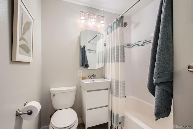 6314 Brooks Dr, Arvada, CO 80004 - full bathroom featuring shower / tub combo with curtain and vanity