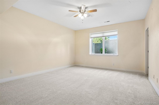 13962 W 76th Ln, Arvada, CO 80005 - empty room featuring a ceiling fan and light colored carpet
