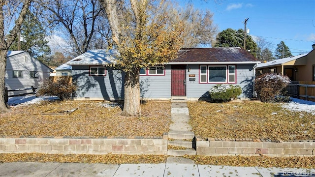 view of front of property