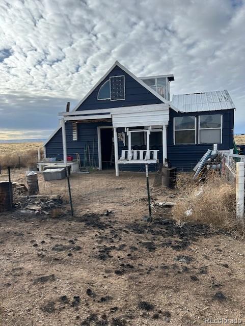 12592 Kk 4th St, Blanca, CO 81123 - view of rear view of property