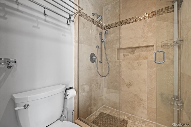 10886 E Crestline Cir, Englewood, CO 80111 - bathroom featuring toilet and a shower stall