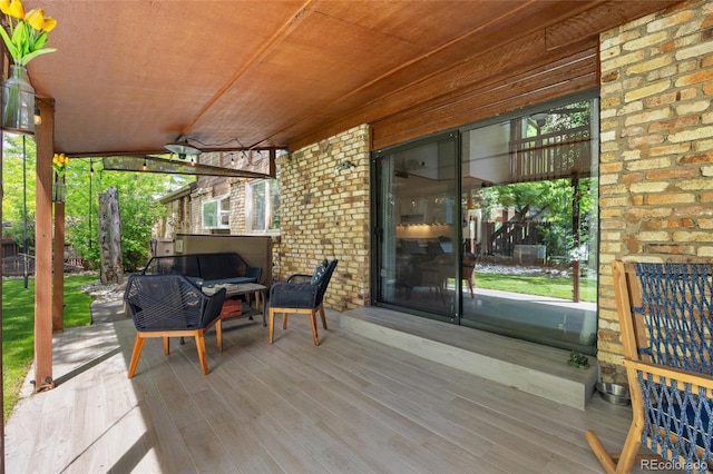 10886 E Crestline Cir, Englewood, CO 80111 - deck with outdoor lounge area